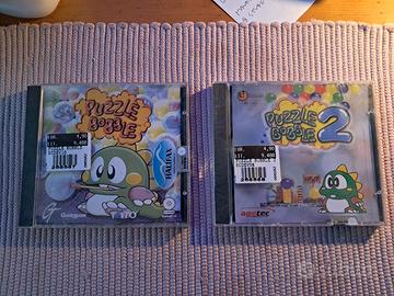2 videogiochi pc PUZZLE BOBBLE 1 e 2 vintage nuovi