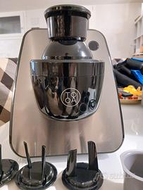 Macchina del Gelato TooA Nero/Inox con 3 bicchieri