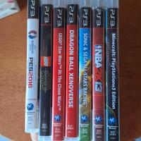 7 giochi ps3 minecraft, dragonball xeno, LEGO stwa