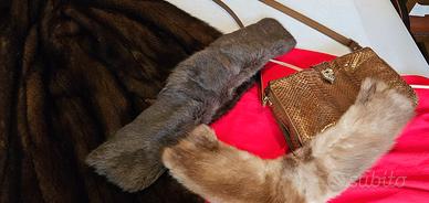 Vari articoli vintage (borsetta e Stole pelliccia)