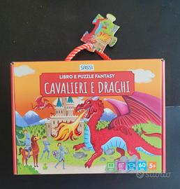 Cavalieri e Draghi libro e puzzle 