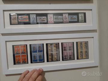 olimpiadi di Roma 1960 serie complete incorniciate