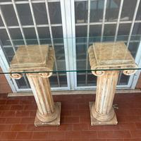 Colonne con cristallo