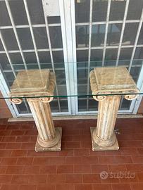 Colonne con cristallo