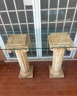 Colonne con cristallo