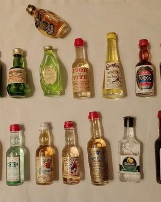 BOTTIGLIETTE LIQUORI MIGNON VINTAGE