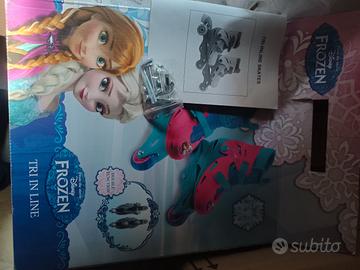 pattini mondo bambina Frozen disney taglia 29-32