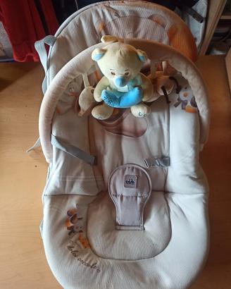 Sdraietta neonato Cam con riduttore e giochi      