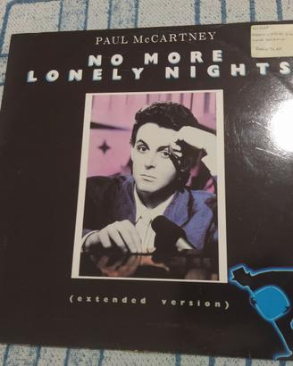 Paul McCartney, No more lonely nights, vinile