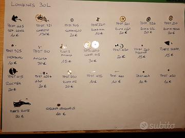 Longines  30L parti ricambio 