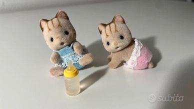 Sylvanian Families - 5188 - Gemelli Gatto Striato
