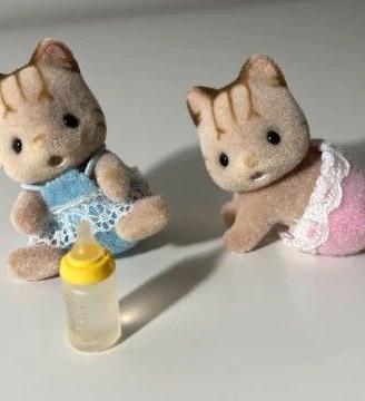 Sylvanian Families - 5188 - Gemelli Gatto Striato