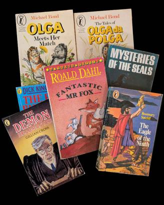 Lot of 7 vintage Puffin books