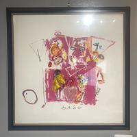 Mario Schifano - Litografia -serigrafia 70x70 cm