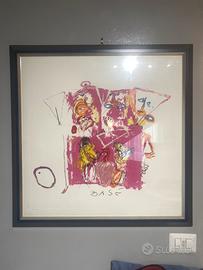 Mario Schifano - Litografia -serigrafia 70x70 cm