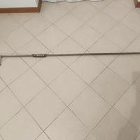 Barra portatenda 1,90 m satinata – usata, buona