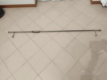 Barra portatenda 1,90 m satinata – usata, buona