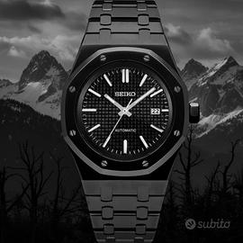 Seiko mod royal oak full black