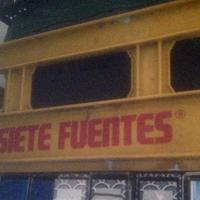 Cassetta Bibite Siete Fuentes Anni 70