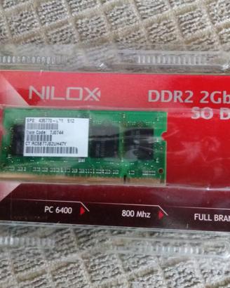 RAM DDR2 2GB 800MHz SO-DIMM per notebook