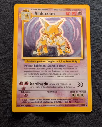 Carte Pokemon Alakazam Holo Set Base 