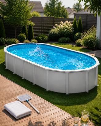 Piscina Saint Tropez 9x4,6mt con Montaggio e Robot