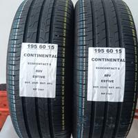 2 GOMME 195 60 15 CONTINENTAL RIF3341