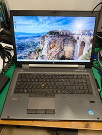 Workstation notebook 17" Hp Elitebook 8760w