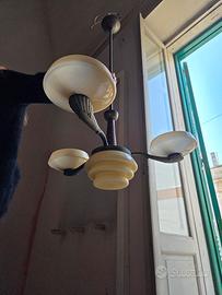 Lampadario Vintage anni '40/'50
