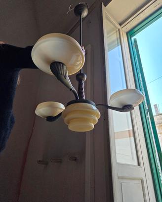 Lampadario Vintage anni '40/'50