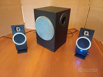 Sistema audio Creative 2.1 per PC, tv, ecc.