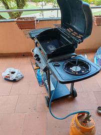 barbecue a gas