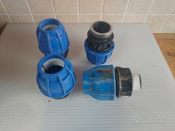 Raccordo tubo D50 polipropilene PN 16