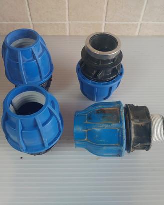 Raccordo tubo D50 polipropilene PN 16