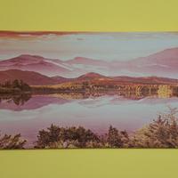 Quadro moderno di panorama 120x40cm