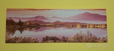Quadro moderno di panorama 120x40cm