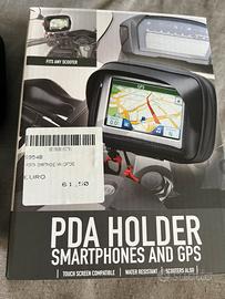 Porta navigatore e cellulare per moto