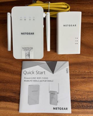 Kit Netgear Powerline PLW 1000