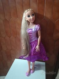 Disney Principessa Bambola Rapunzel Grande 80 Cm.