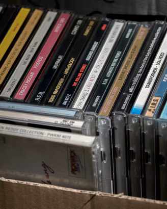 CD, DVD e cassette rock/pop/ambient