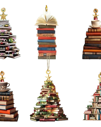 6 Addobbi natalizi per tutti gli amanti di libri