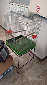 voliera con rotelle 50x50 H70