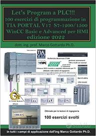 libro con 100 esercizi di programmazione di PLC