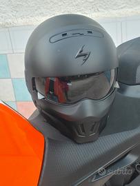 Casco moto jet