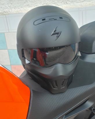 Casco moto jet