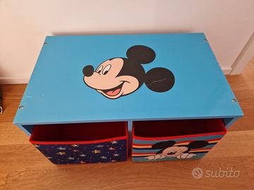 Cassettiera Mickey Mouse per bambini