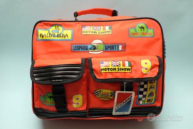 Cartella zaino Motor Sport Formula 1 Rally anni 80