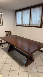 Tavolo in legno massiccio (arte povera)