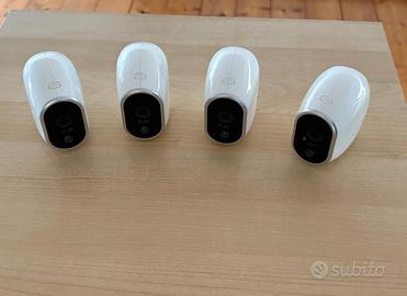 Sistema arlo con 5 telecamere e citofono e router