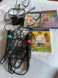 Microfoni telecamera e videogiochi PlayStation 2